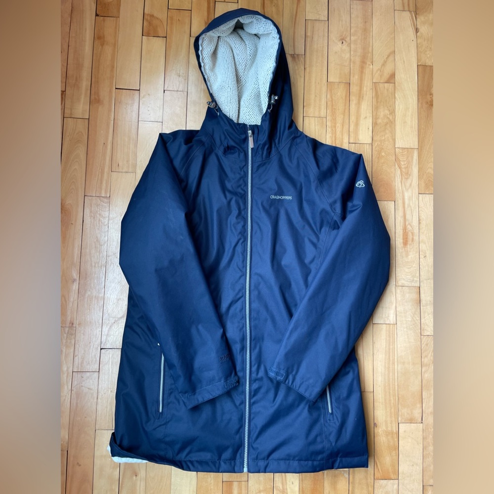 Craghoppers Aquadry dark blue jacket. Size large